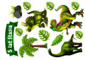 Wydruk cukrowy Dinozaur