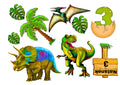Wydruk cukrowy Dinozaur