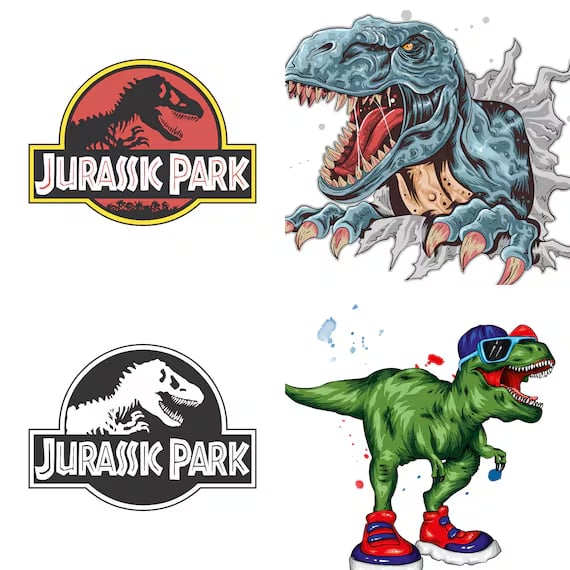 Wydruk cukrowy Dinozaur