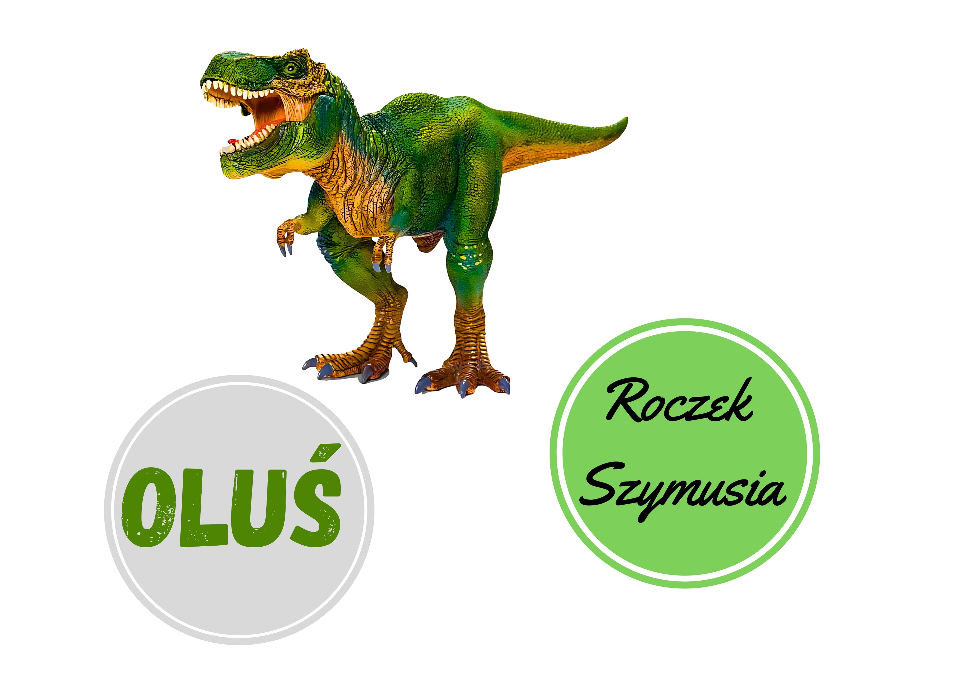 Wydruk cukrowy Dinozaur