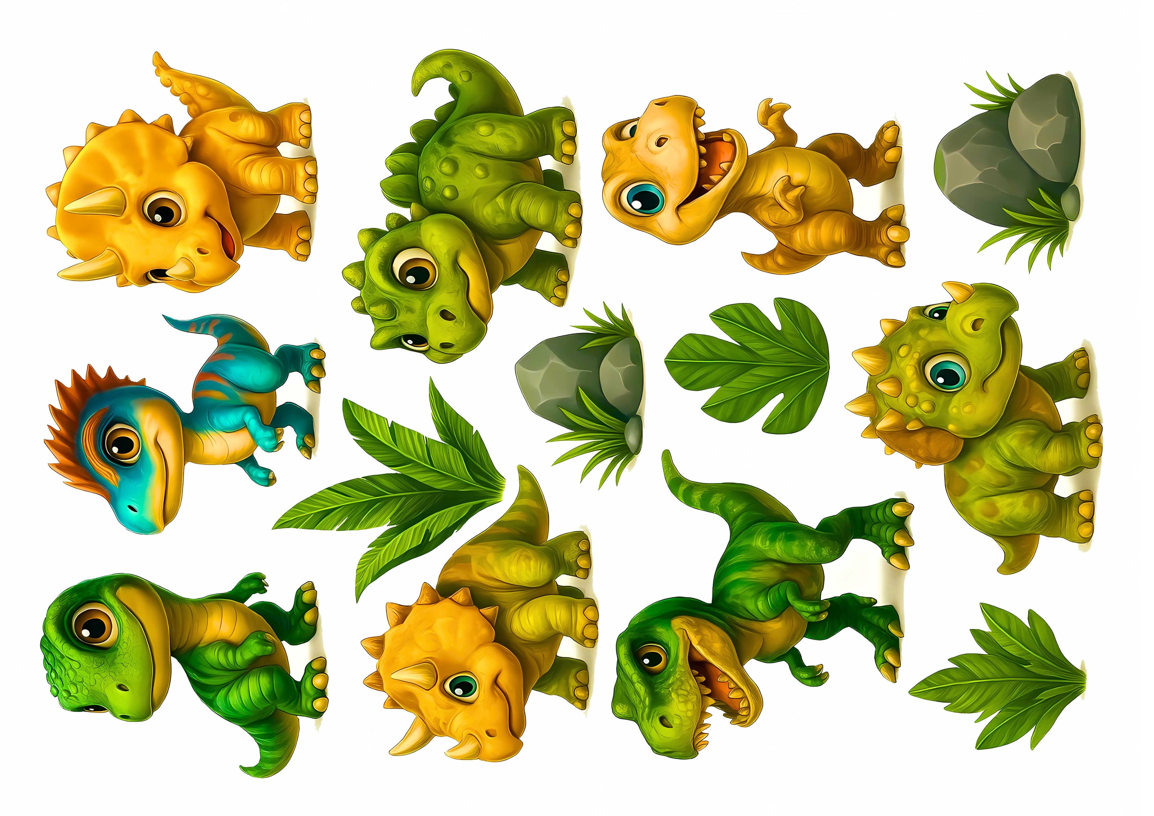Wydruk cukrowy Dinozaur